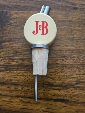 Vintage Bottle Pourer J&B Whisky